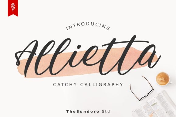Allietta Typeface Review: Elegant Script for Branding