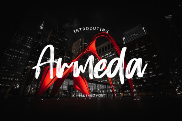 Armeda: A Handwritten Font for Relaxed Brand Campaigns
