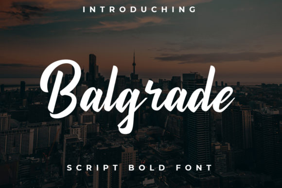 Balgrade: The Exquisite Handwritten Font for Modern Web Design
