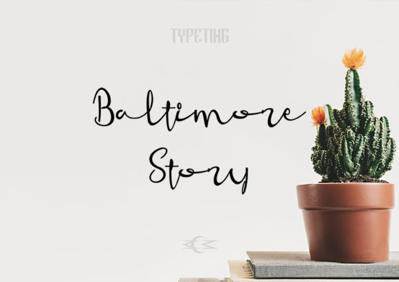 Baltimore Story Typeface Review for Editorial Design