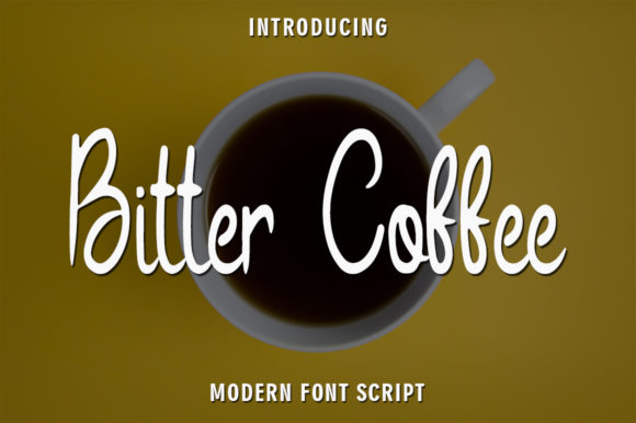 Bitter Coffee Typeface for High-Impact Campaign Design