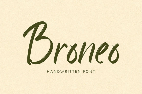 Broneo: The Brush Pen Handwritten Font for Editorial Design