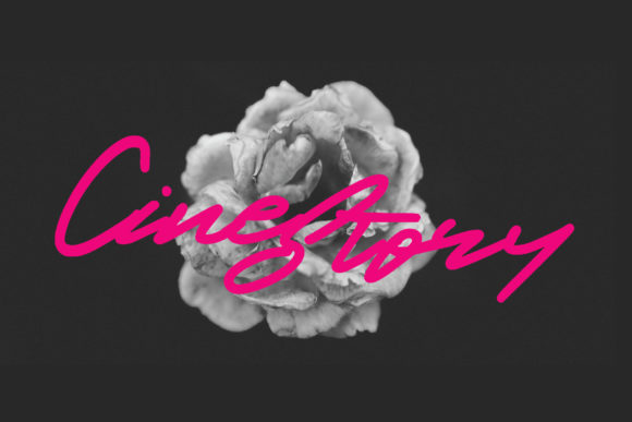 Cinestory: The Handwritten Typeface for Elegant Brand Identity