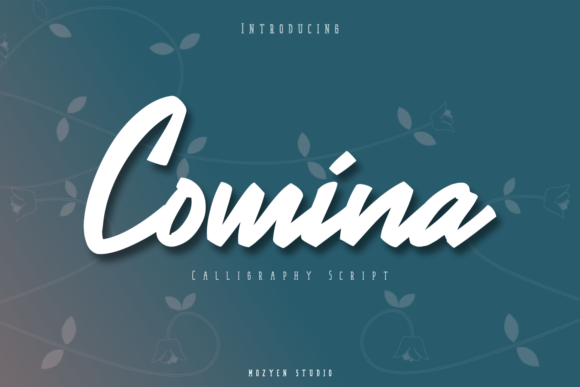 Comina: The Script Handwritten Font for Timeless Campaign Design