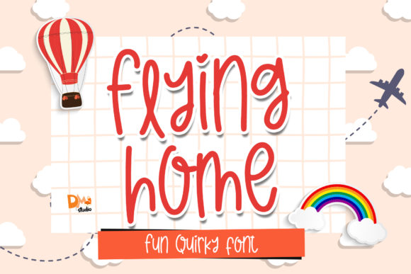 Flying Home: A Quirky Handwritten Font for Standout Craft Brands