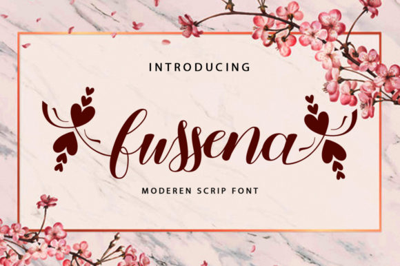Fussena Script Handwritten Font for Joyful Branding