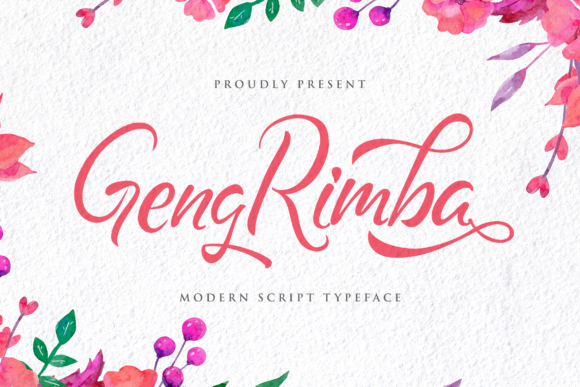 Geng Rimba Free Download: Elegant Script Handwritten Font