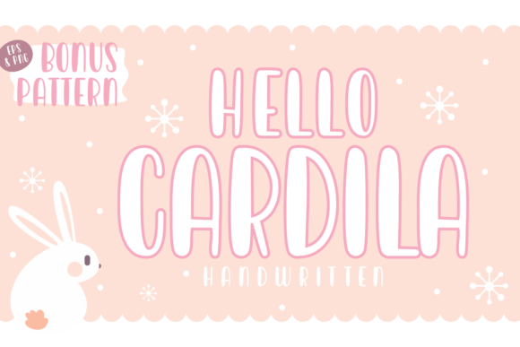 Hello Cardila: A Cute Handwritten Font for Playful Branding