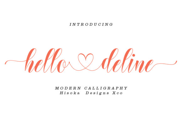 Hello Deline: A Script Handwritten Font for Elegant Branding