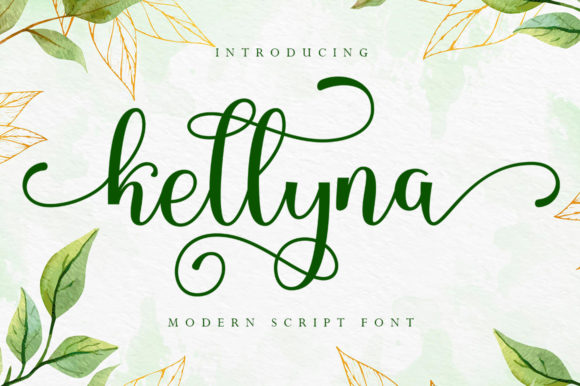 Kellyna Script Handwritten Font for Elegant Branding