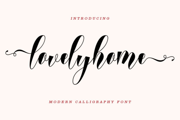 Lovelyhome: The Elegant Script Handwritten Font for Campaign Design