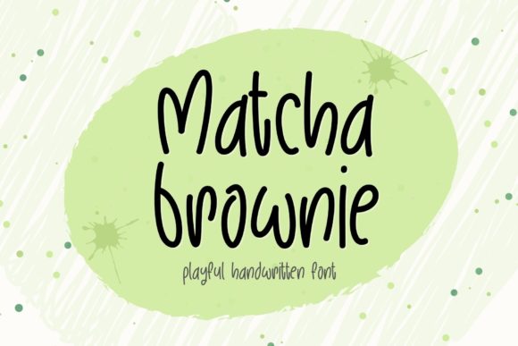 Matcha Brownie: A Chic Handwritten Font for Crafters and Sellers