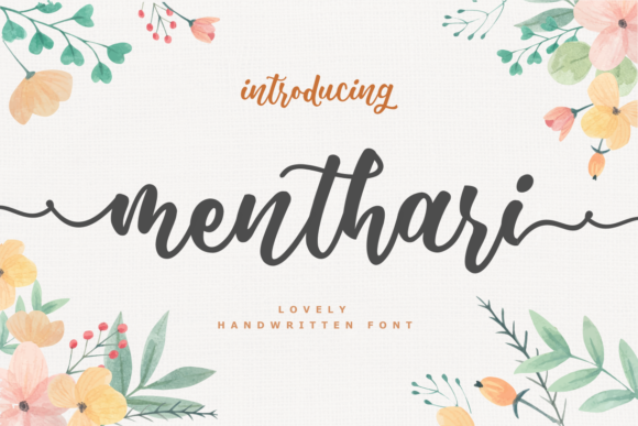 Menthari: The Elegant Script Handwritten Font for High-Impact Campaigns