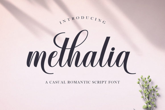 Methalia: A Delicate Script Handwritten Font for Editorial Design