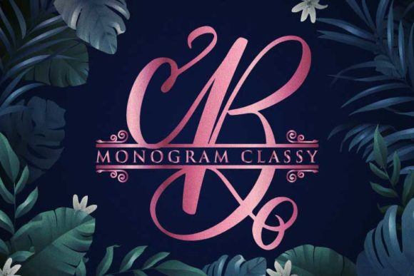 Monogram Classy: The Elegant Handwritten Font for Boutique Branding