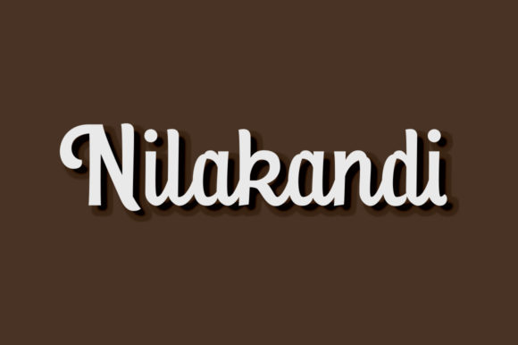 Nilakandi: The Exquisite Handwritten Font for Modern Brand Identity