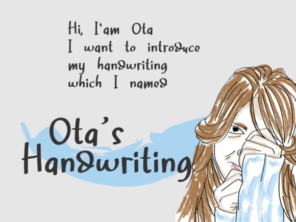 Ota s Handwriting: A Delicate Script for Elegant Brand Identity