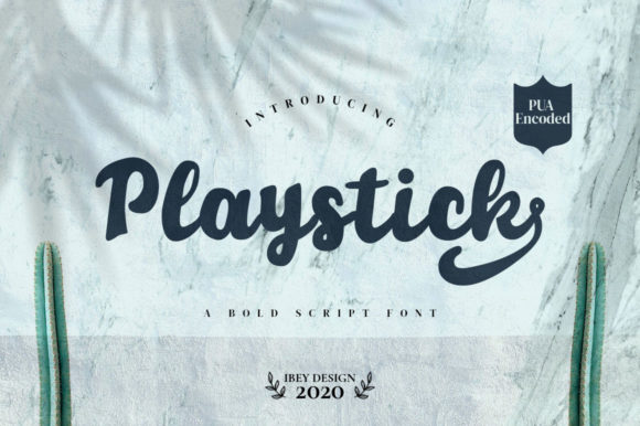 Playstick Typeface Review: Elevating Campaign Visuals With Elegant Script Fonts