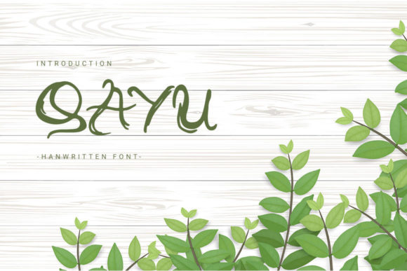 Qayu: The Elegant Script Handwritten Font for Premium Craft Designs