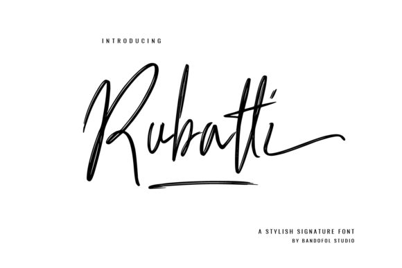 Rubatti: The Elegant Script Handwritten Font for Brand Identity