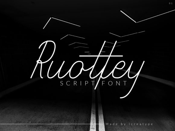 Ruottey: An Exquisite Handwritten Font for Editorial Design