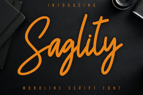 Saglity: The Handwritten Font for Polished Brand Identity