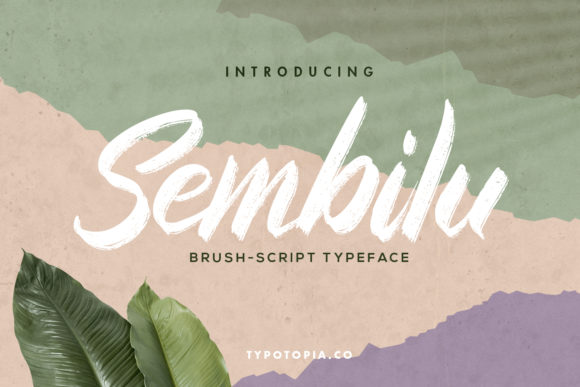 Sembilu Script Handwritten Font for Elegant Brand Identity