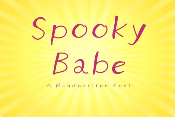 Spooky Babe: The Exquisite Handwritten Font for Editorial Design