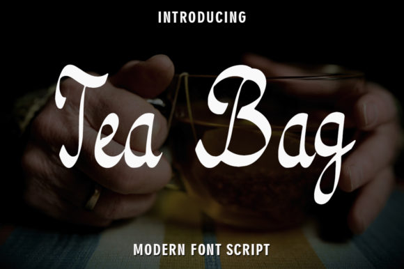 Tea Bag: A Script Handwritten Font for Elegant Branding