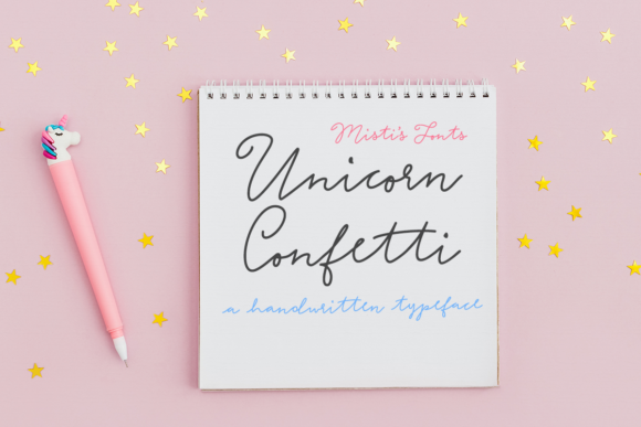 Unicorn Confetti: The Elegant Script Handwritten Font for Modern Brands
