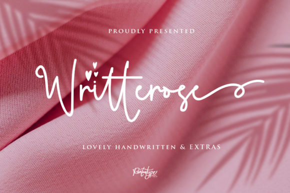Writterose Typeface Review: Elegant Handwritten Fonts for Editorial Design